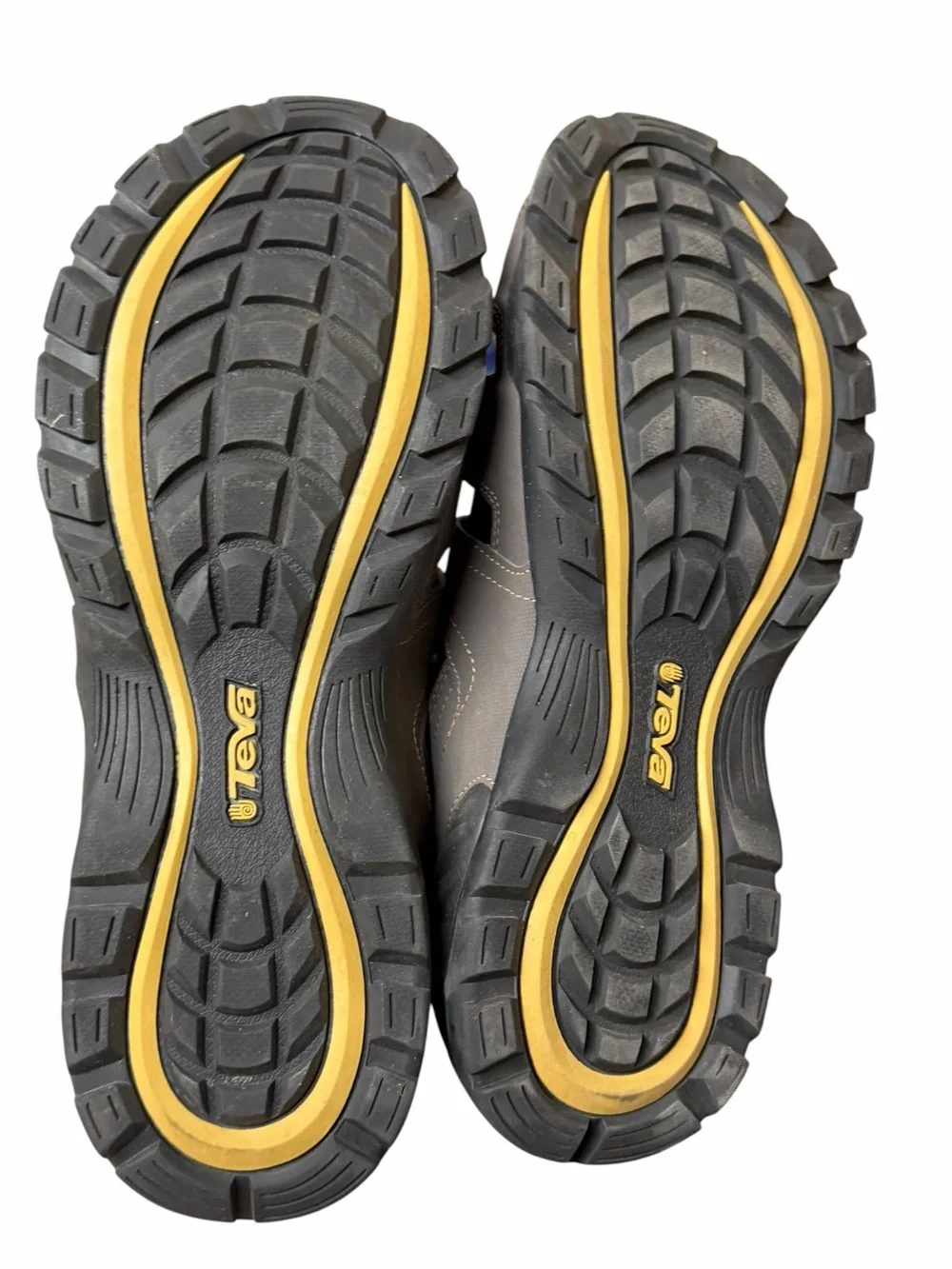 Teva Men's Omnium Grey Closed Toe Adjustable Strap Hiking Sandals Size 12